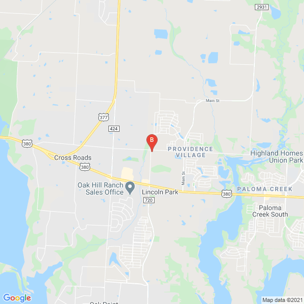 Weatherproofing Services location map: 2336 Oak Grove Ln, Cross Roads, TX 76227, United States, Cross roads, Texas